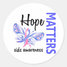 Hope Matters Butterfly SIDS Sticker