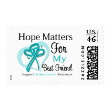 Hope Matters For My Best Friend - Ovarian Cancer Stamps