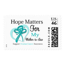 Hope Matters For My Mother-in-Law - Ovarian Cancer Postage