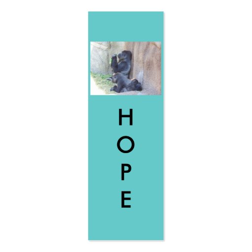 Hope Mini Bookmarks Business Cards