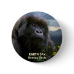 "HOPE" Mountain Gorilla EARTH DAY Button