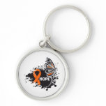 Hope Multiple Sclerosis Butterfly keychains