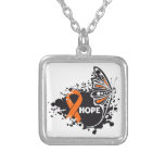 Hope Multiple Sclerosis Butterfly necklaces