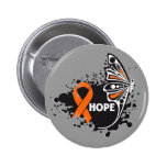 Hope Multiple Sclerosis Butterfly buttons