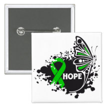 Hope Neurofibromatosis Butterfly Buttons