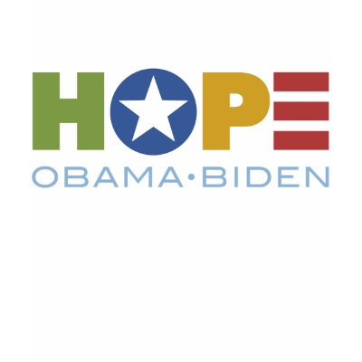 HOPE Obama Biden Tshirt by ProudPolitics