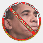 Hope Obama Fails Round Sticker