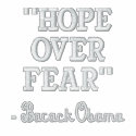 "Hope over Fear", - Barack Obama Womens Jacket embroidered shirts by obama_2008 "Hope over Fear", - Barack Obama Womens Jacket embroidered shirts