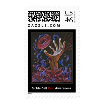 "Hope" Pain Art - Sickle Cell Awareness Stamp by nazaire