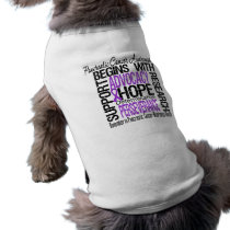 Hope - Pancreatic Cancer Awareness Month pet clothing by cancerapparel Hope - Pancreatic Cancer Awareness Month pet clothing