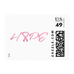 Hope Pink Cancer Ribbon Stamp