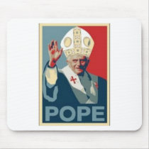 HOPE POPE MOUSE PAD
