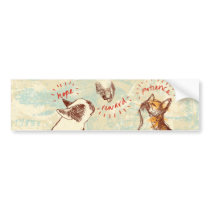 Hope Reward Patience bumper stickers