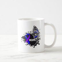 Hope Rheumatoid Arthritis Butterfly Mugs