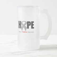 HOPE Ribbon Diabetes Mugs