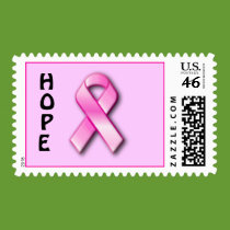 Hope Ribbon Postage postage