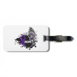 Hope Sarcoidosis Butterfly luggage tags