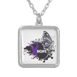 Hope Sarcoidosis Butterfly necklaces