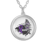 Hope Sarcoidosis Butterfly necklaces