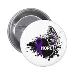 Hope Sarcoidosis Butterfly buttons