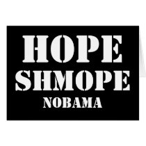 HOPE SHMOPE NOBAMA cards