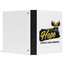 Hope Tattoo Butterfly Appendix Cancer 3 Ring Binders