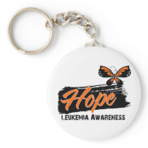 Hope Tattoo Butterfly Leukemia Keychains