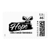 Hope Tattoo Butterfly Lung Cancer Postage Stamp