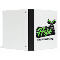 Hope Tattoo Butterfly Lymphoma 3 Ring Binders