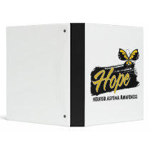 Hope Tattoo Butterfly Neuroblastoma Cancer Vinyl Binders