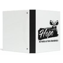 Hope Tattoo Butterfly Retinoblastoma 3 Ring Binders
