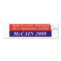 Hope Vote McCain bumper stickers