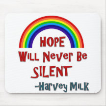 Hope Will Never Be Silent Mousepads