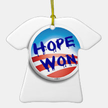 Hope Win Christmas Ornament