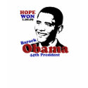 Hope Won Barack Obama Face Long Sleeve T Shirt