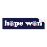 Hope Won Bumper Sticker