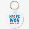 Hope Won Keychain by SoCalTeeShirts Hope Won Keychain