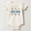 Hope Won Obama Baby Bodysuit t-shirts