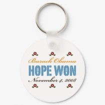 Hope Won Obama Key Chain keychains