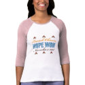 Hope Won Obama Raglan T shirt