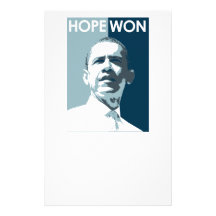 Hope Won T-shirt Customized Stationery
