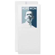Hope Won T-shirt Personalized Rack Card