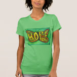 Hope Word Butterfly Inspirational Custom Shirts