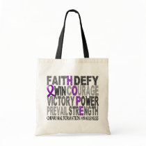 Hope Word Collage Chiari Malformation Bag