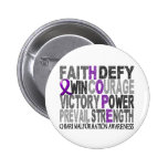 Hope Word Collage Chiari Malformation Button