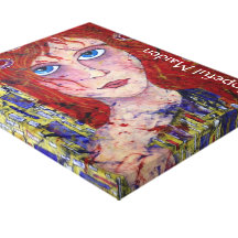 HOPEFUL MAIDEN canvas print w/writing