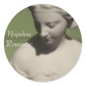 Hopeless Romantic Round Stickers by GreatEscapesGallery Hopeless Romantic Round Stickers