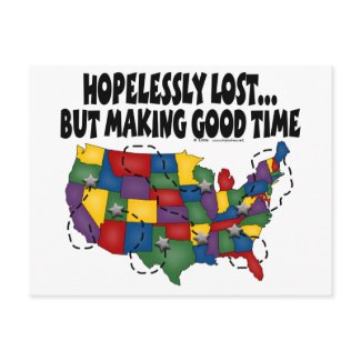 Hopelessly Lost... Postcards postcard