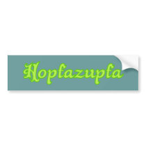 hopfazupfa Bavarian Bavarian Bavaria bavaria Bumper Sticker