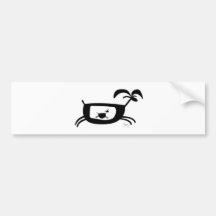 Hopi Sheep with Baby Bumper Stickers